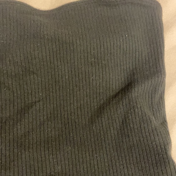 Hollister Black Ribbed Tube Top - Picture 2 of 4